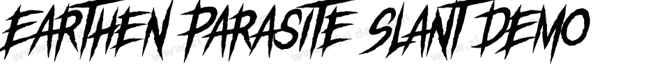 Earthen Parasite Slant DEMO字体转换